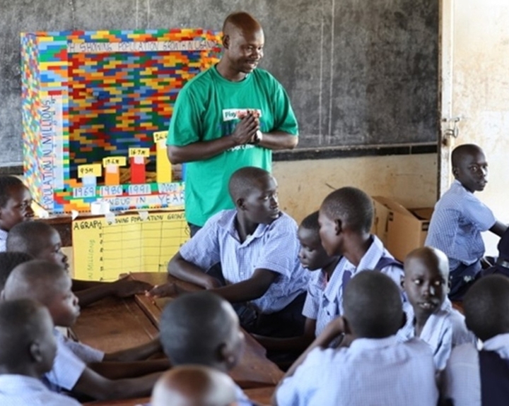 Komakech Ronald, Primary Five teacher at Koro Primary School in Yumbe District