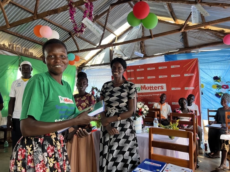 Members of School Management Committees during a community dialogue