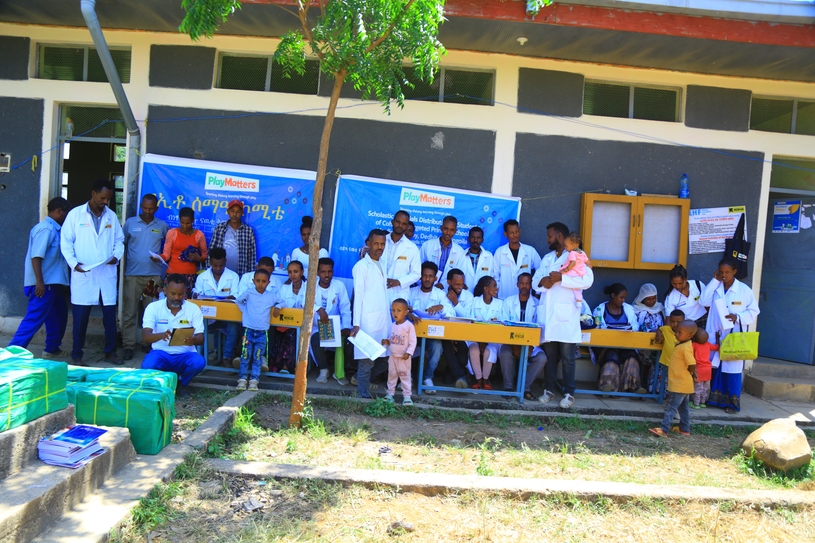 TLM Distribution In Dedebit Primary shcool 2025