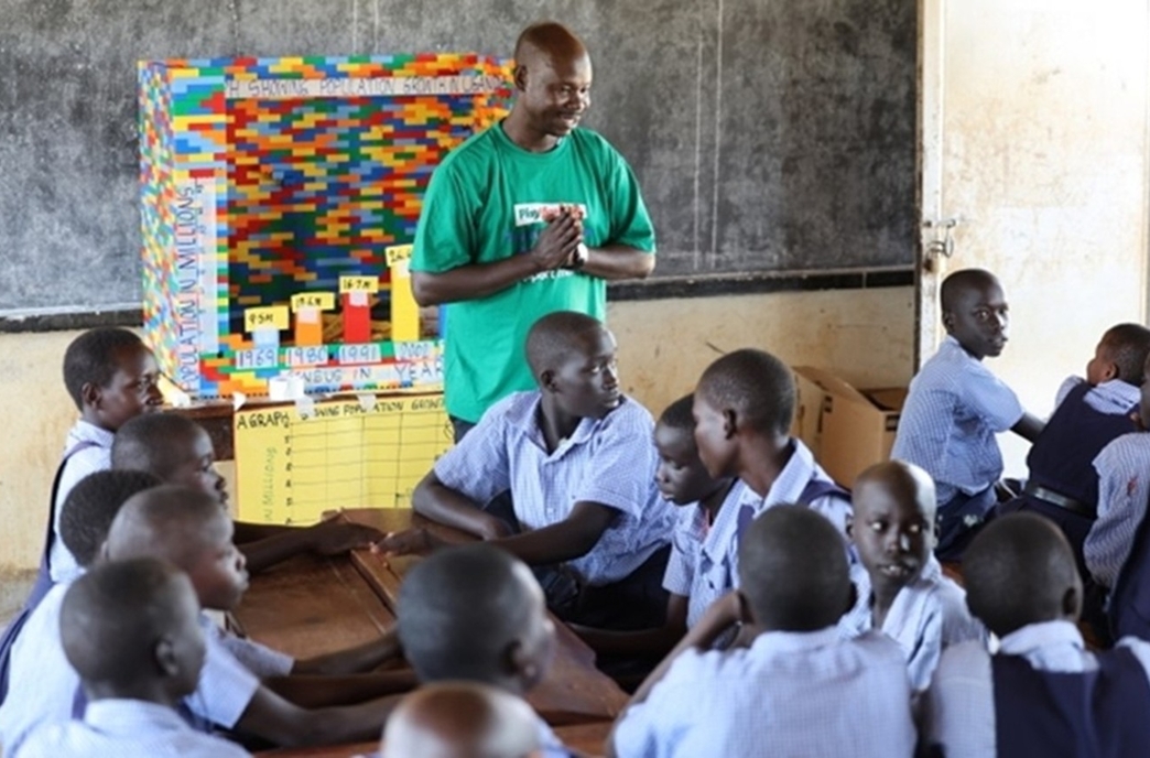 Komakech Ronald, Primary Five teacher at Koro Primary School in Yumbe District